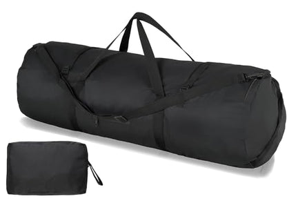 Arxus Duffle Bag 30L/50L/90L Long Travel Bag for Baseball Bat Tent Large - color: Black, size: 50L