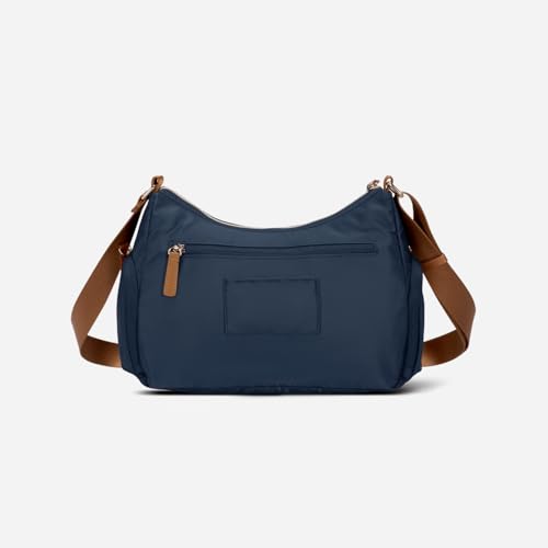 Nordace Siena Hobo Crossbody Bag - Secure RFID Blocking Pocket and Hidden Compartments for Travel Shoulder Bag - color: Blue