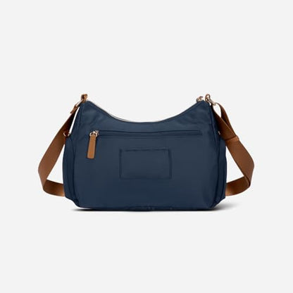 Nordace Siena Hobo Crossbody Bag - Secure RFID Blocking Pocket and Hidden Compartments for Travel Shoulder Bag - color: Blue