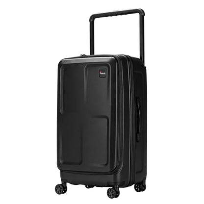Carry on Luggage, 24 Inch Hardside Expandable Checked Luggage, Wide Handle Hardside PC Suitcase with Spinner Wheels & TSA Lock for Travel & Business Trips, Top Lid Opening, Black - color: Black, size: 24
