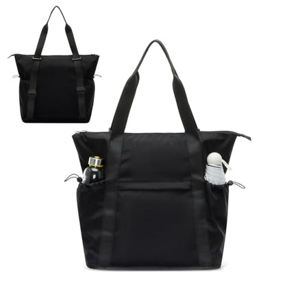 Tote Bag for Women, Lightweight Travel Tote Backpack Bags, Nylon Carry On Bag, Shoulder Bag for Work, Travel, Daily Use,Beach
