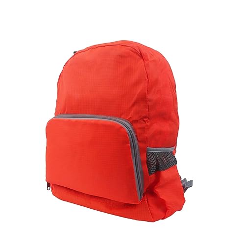 25L Backpack Packable Foldable Ultra Lightweight Water Resistant Durable Camping Outdoor Mountaineering Riding Travel Daypack (Orange)