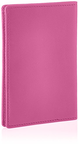 Royce Leather Rfid Blocking Passport Travel Document Organizer In Genuine Leather Packing Organizer, Pink 3 - color: Pink 3