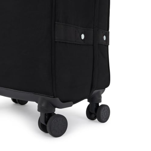 Kipling Spontaneous Softside Spinner Wheel Luggage, Integrated TSA Accepted Lock, Black Noir, Checked-Medium 26,KI6918 - color: Black Noir, size: Medium