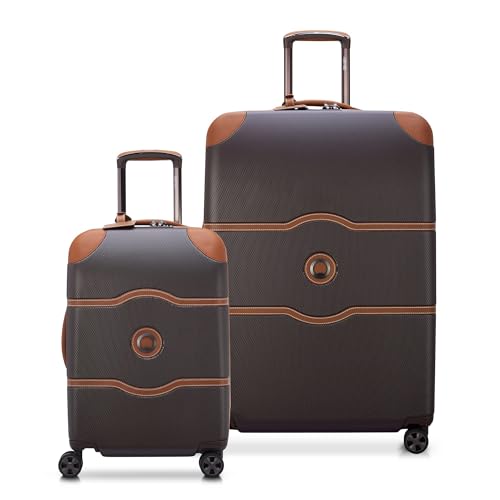DELSEY PARIS Chatelet Air 2.0, Set (20/28 Inch) Luggage, Chocolate Brown - color: Chocolate Brown, size: 2 Piece Set (20/28)