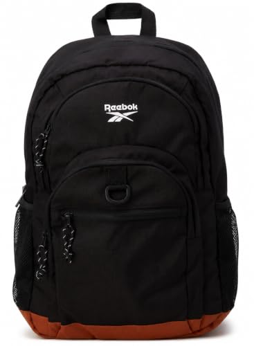 Reebok Travel Backpack Water Resistant Everyday Bag with Laptop Sleeve - color: Harber Black