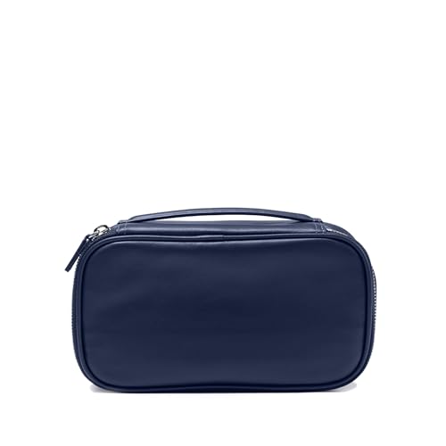 Leatherology Medium Travel Organizer - Tech & Toiletry Case - Navy Blue - color: Navy Blue, size: Medium - 1 Piece
