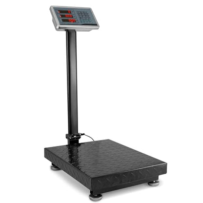 Industrial Scale, Platform Scale, Weight Machine for Luggage, 600 Lb, Large - color: Black
