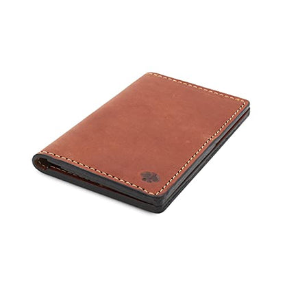 Leather Passport Holder for Men | Made in USA | 3.5" x 5.5" Field Notes Cover | Rio Latigo - color: Rio Latigo
