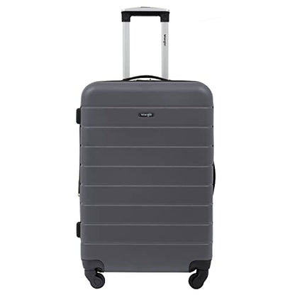 Wrangler Smart Spinner Hardside Luggage, 3 Piece Set, Quiet Shade - color: Quiet Shade, size: 3 Piece Set