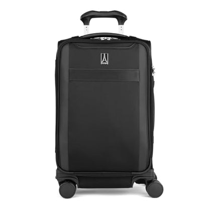 Travelpro VersaPack+ Softside Carry-On Luggage Suitcase, Black, 21-Inch - color: Black, size: Carry On