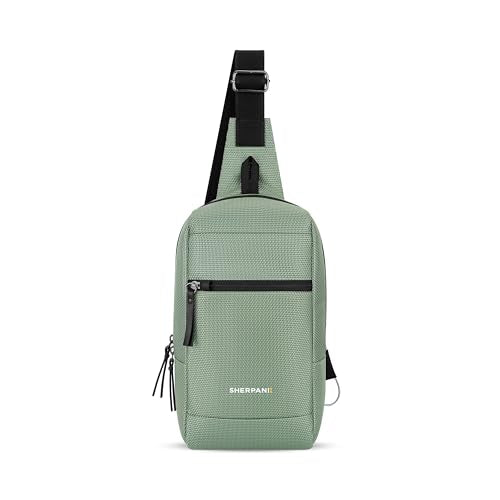 Sherpani Metro, Reversible Anti-Theft Sling Bag for Women - color: Aloe Mist