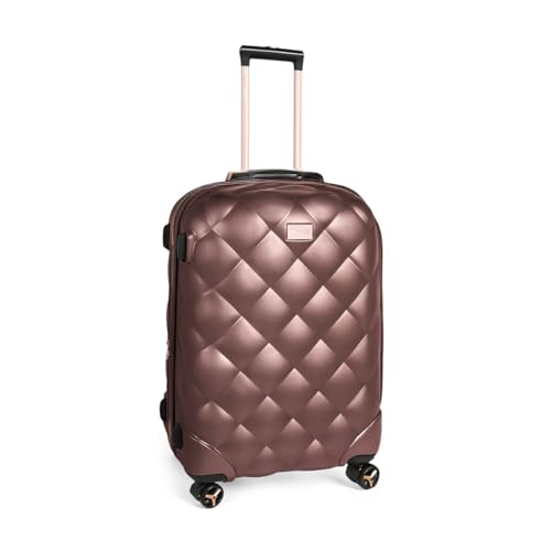 25'' Luggage,Expandable,PC Hardshell Suitcases w/Wheels - color: ROSEGOLD, size: 25 inch Single Piece