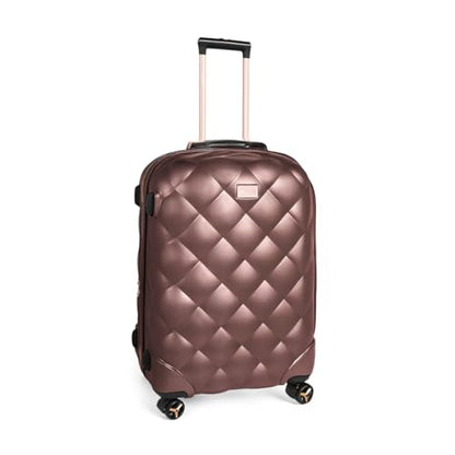 25'' Luggage,Expandable,PC Hardshell Suitcases w/Wheels - color: ROSEGOLD, size: 25 inch Single Piece
