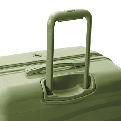 Traveler's Choice Edinburgh II Hardside Spinner Luggage, TSA Lock, Green, 25" Medium - color: Green, size: 25" Medium