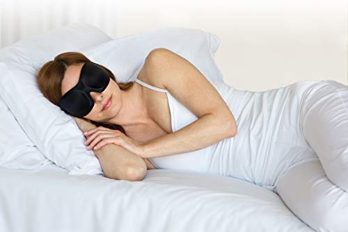 Bucky 40 Blinks No Pressure Eye Mask for Travel & Sleep, Blue Atlas, One Size - color: Blue Atlas, size: 1 Count (Pack of 1)