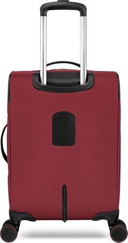 Everest Expandable Softside Spinner - color: Wine, size: 20-Inch Spinner Carry-On