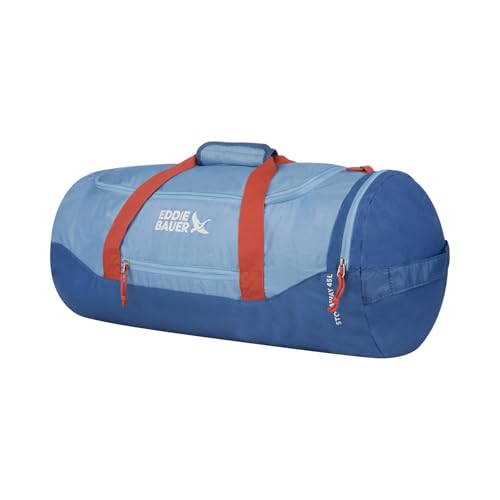 Eddie Bauer Stowaway Packable Duffel Bag, 45L, Coast - color: Coast