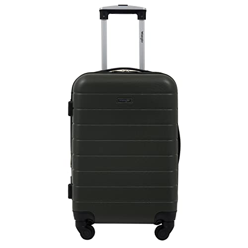 Wrangler Smart Spinner Hardside Luggage, 2 Piece Set, Deep Depths - color: Deep Depths, size: 2 Piece Set