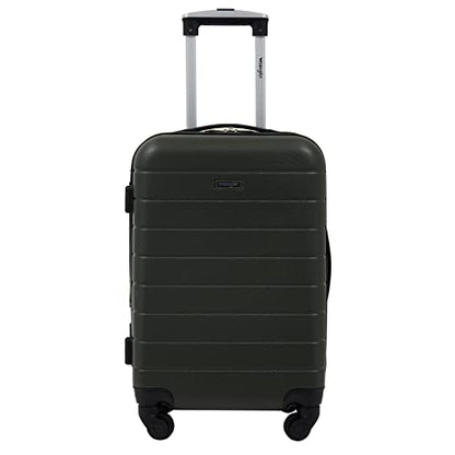 Wrangler Smart Spinner Hardside Luggage, 2 Piece Set, Deep Depths - color: Deep Depths, size: 2 Piece Set