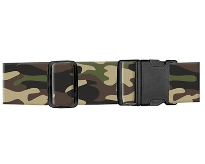 Luggage Straps for Suitcases, Adjustable Travel Belt, Durable Wide Luggage Strap, Cute Suitcase Strap Identifiers with Buckle, Bag Straps for Luggage, Classic Camouflage - color: Classic Camouflage