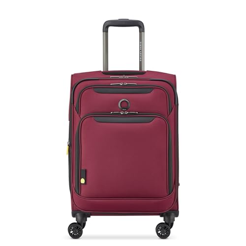 DELSEY PARIS Sky Max 3.0, 21 Inch Carry-On Luggage, Burgundy - color: Burgundy, size: Carry-on, 21 Inch