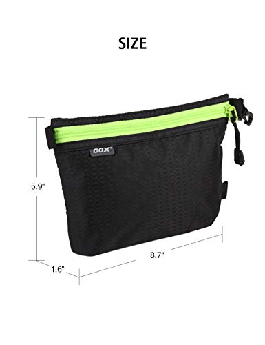 GOX Travel Small Toiletry Bag - color: Black
