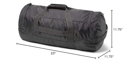 Eddie Bauer Stowaway Packable Duffel Bag, 45L, Dark Smoke - color: Dark Smoke