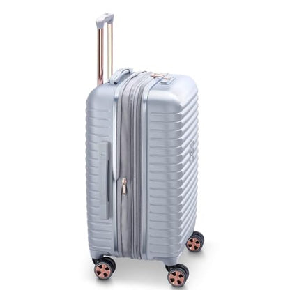 DELSEY PARIS Cruise 3.0, 20 Inch Carry-On Hardside Luggage, Platinum - color: Platinum, size: Carry on 20 Inch