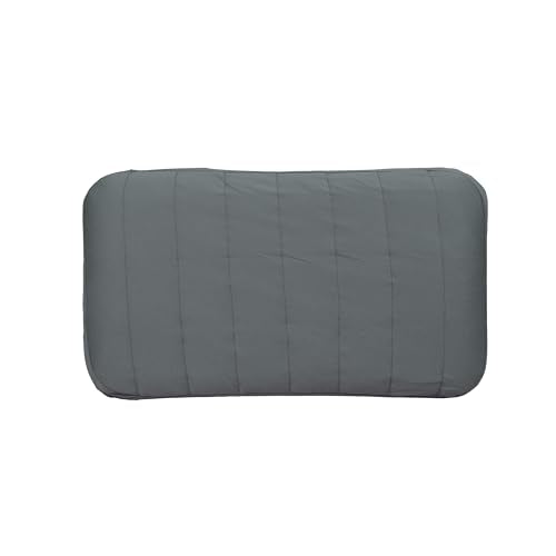 Puff Premium Inflatable Pillow | Perfect for Camping or Travel | Includes a Machine Washable Cover for Extra Comfort | Slate