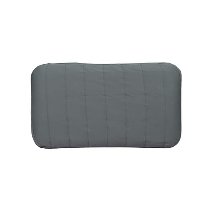 Puff Premium Inflatable Pillow | Perfect for Camping or Travel | Includes a Machine Washable Cover for Extra Comfort | Slate