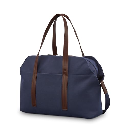 Samsonite Virtuosa Weekender Duffel Overnight Bag with Laptop Computer Sleeve - color: Navy