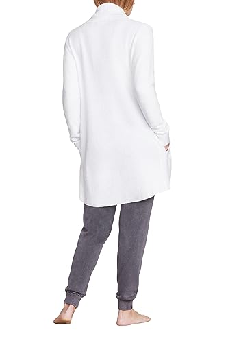 Barefoot Dreams® CozyChic Lite® Circle Cardi - color: Sea Salt, size: Large