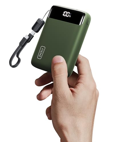 INIU Portable Charger, Smallest 20000mAh 22.5W Fast Charging Power Bank - color: Green, size: Mini Size
