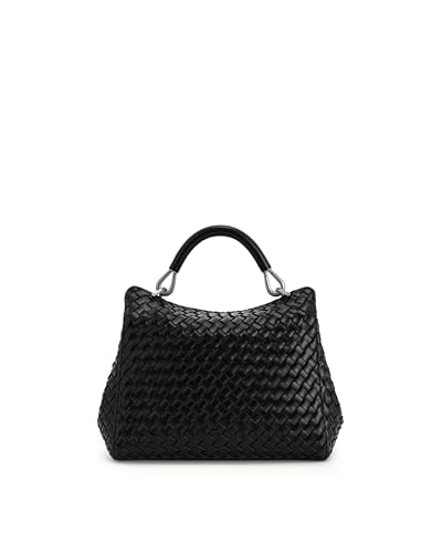 JW PEI Women's Lucia Classic Top Handbag - color: Woven Black