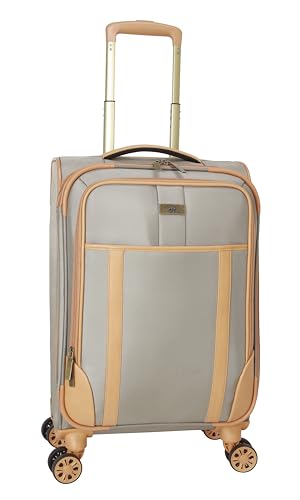 Dockers Seahorse Softside Expandable 8-Wheel Spinner Travel Carry On Luggage, 20-Inch, New British Khaki - color: New British Khaki, size: 20-Inch Carry On