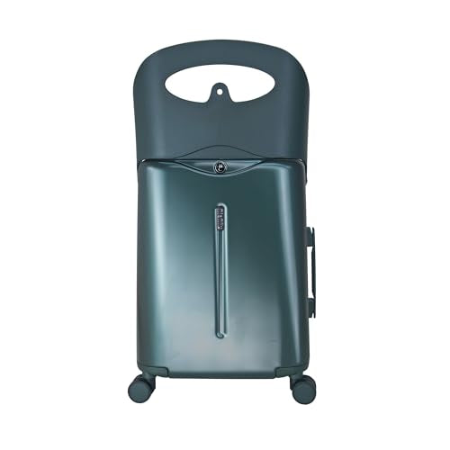 MiaMily Kids Ride-On Carry On Luggage, Hard Shell Suitcase - color: Forest Green