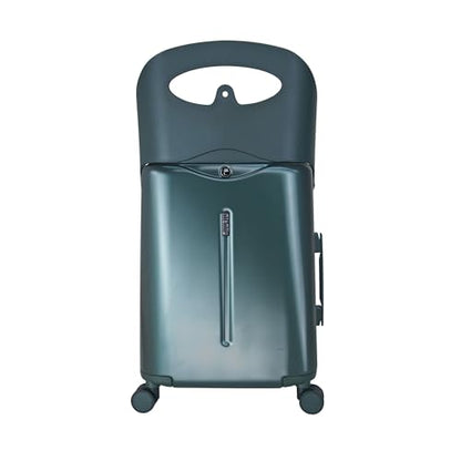 MiaMily Kids Ride-On Carry On Luggage, Hard Shell Suitcase - color: Forest Green