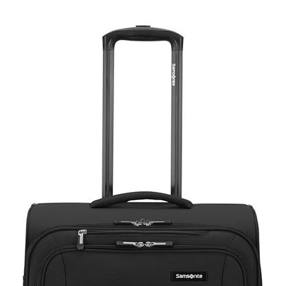 Samsonite Saire LTE Softside Expandable Luggage with Spinner Wheels, Pine Green, Medium Checked Suitcase - color: Pine Green, size: Checked-Medium Spinner