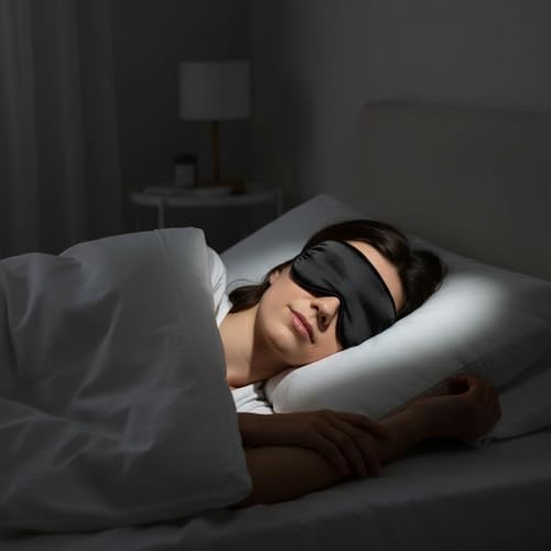 TONDAZHIYO Sleep Eye Mask, 5 Pack Blackout Blindfold, Soft Comfortable Eye Cover for Women Men, Night Travel Nap Yoga (5)