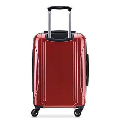DELSEY PARIS Helium Aero Hardside Expandable Luggage with Spinner Wheels, Brick Red, Carry-On Plus 21 Inch - color: Brick Red, size: Carry-On Plus 21 Inch
