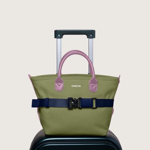 Cincha Canvas Go-Tote Bag, Water-Resistant, Versatile Travel Bag, Lightweight & Compact, As Seen on Oprah's Favorite Things - color: Olive, style: Mini