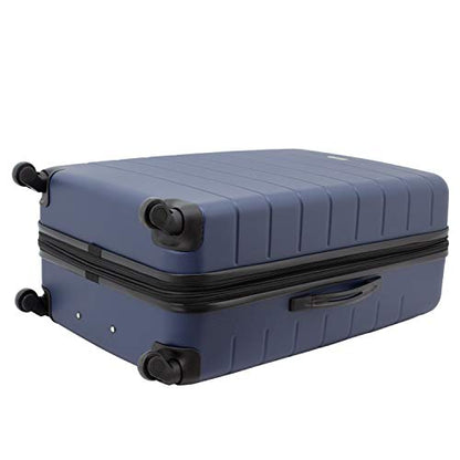 Wrangler Smart Spinner Hardside Luggage, 3 Piece Set, Navy Blue - color: Navy Blue, size: 3 Piece Set