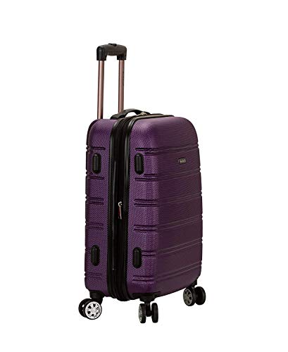 Rockland Melbourne Hardside Expandable Spinner Wheel Luggage, Purple, Carry-On 20 inches - color: Purple, size: Carry-On 20"