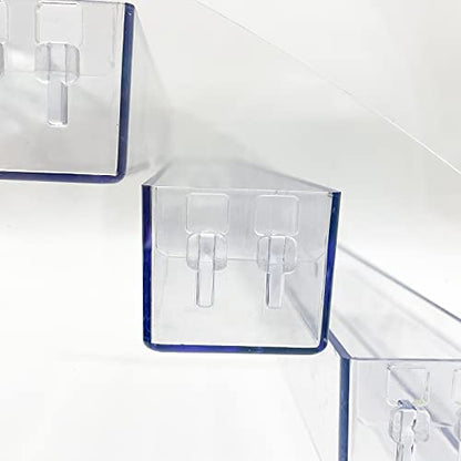 Nail Polish Holder Organizer Clear Acrylic Nail Polish Tray Fingernail Polish Display case 3 layers Essential Oils Holder Makeup Organizer - style: 3t