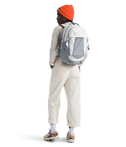 The North Face Women's Recon Everyday Backpack, Wht Mt Mélang/Md Gy-NPF, OS - color: Tnf White Metallic Mélange/Mid Grey-npf