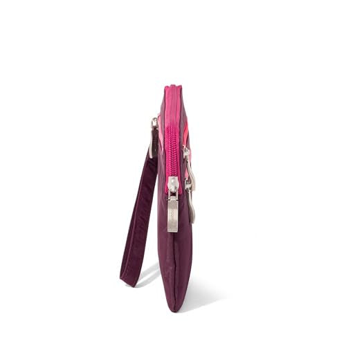 Baggallini Women's Rfid Currency Organizer Wristlet - color: Mulberry