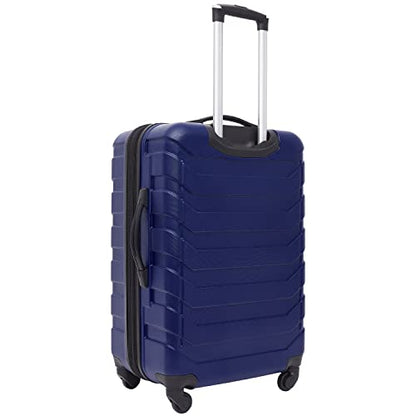 Wrangler 4 Piece Miami Luggage and Packing Cubes Set, Blue - color: Blue, size: 4 Piece Set