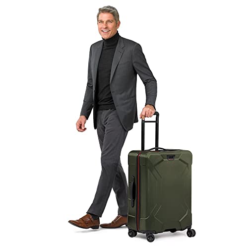 Briggs & Riley Torq Medium 27 Inch Hardside Checked Luggage, Hunter Green - color: Hunter, size: 27"