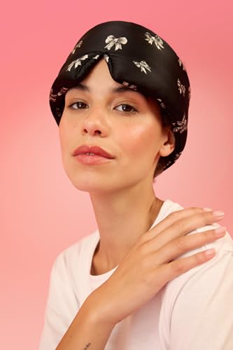Glow People Silk Sleep Mask – 100% Mulberry Silk Eye Mask for Sleeping, Total Blackout, Cloud-Soft and Adjustable for Beauty Sleep and Travel - Belle - color: Belle